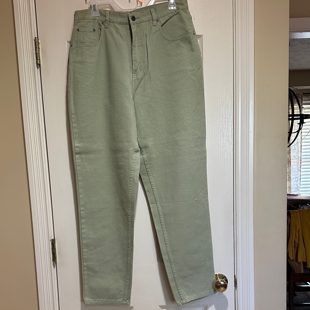 Cherokee Women's Straight Leg Jeans - Light Green
